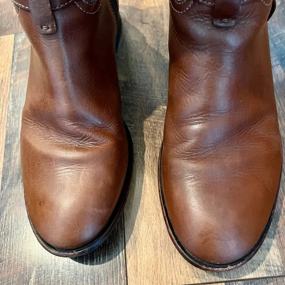 TORY BURCH Aaden Leather Riding Boot - Picture 7 of 12